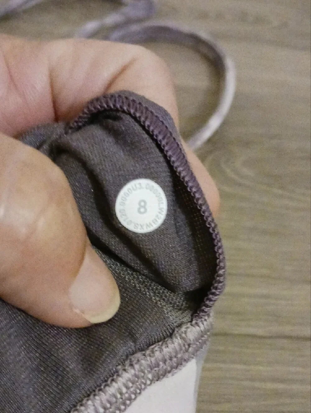 lululemon athletica Flow Y Tie-Dye Bra - Purple size 8